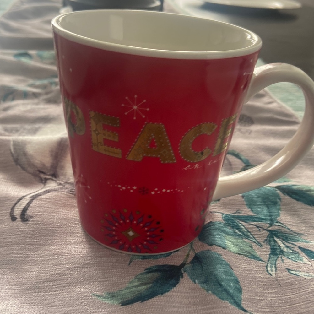 Starbucks Coffee HOLIDAY 2006
Visit >
PEACE 14oz Mug Red Gold Purple...